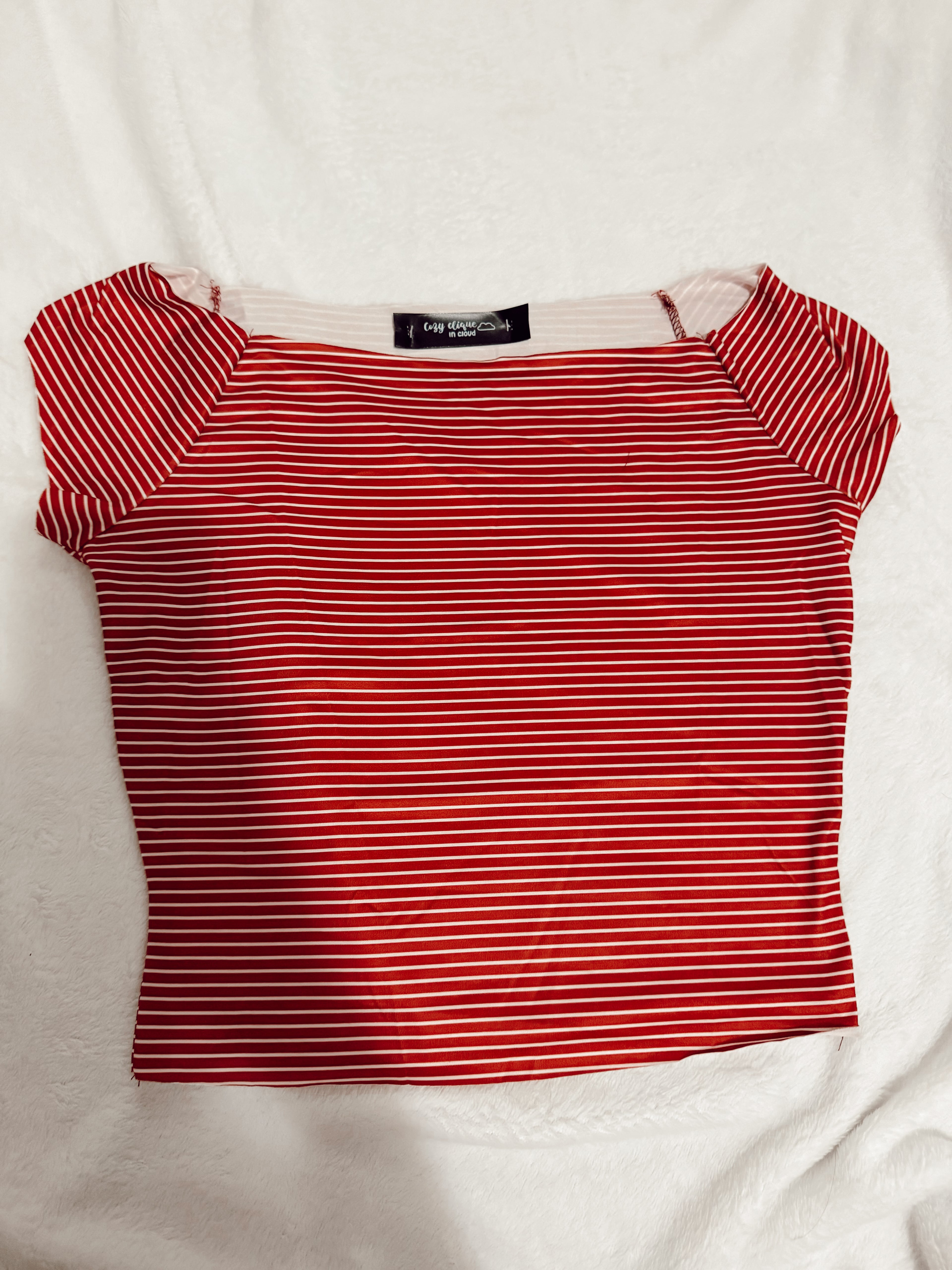 Emerson Flutter Off Shoulder Top
